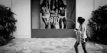 woman, advertisement, the perfect body
