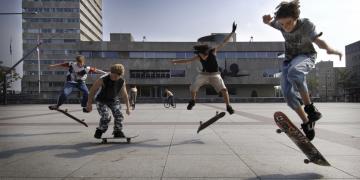 Skaters in Eindhoven 