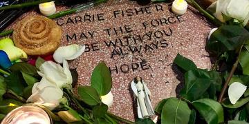 Carrie Fisher Memorial Star