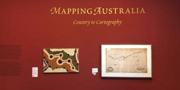 Entry to Mapping Australia Exhibition