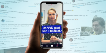 Twitter users' comments on the VVD quitting TikTok