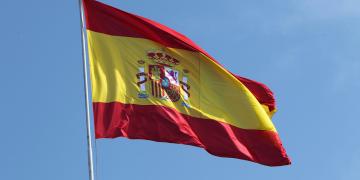 Waving Spanish Flag