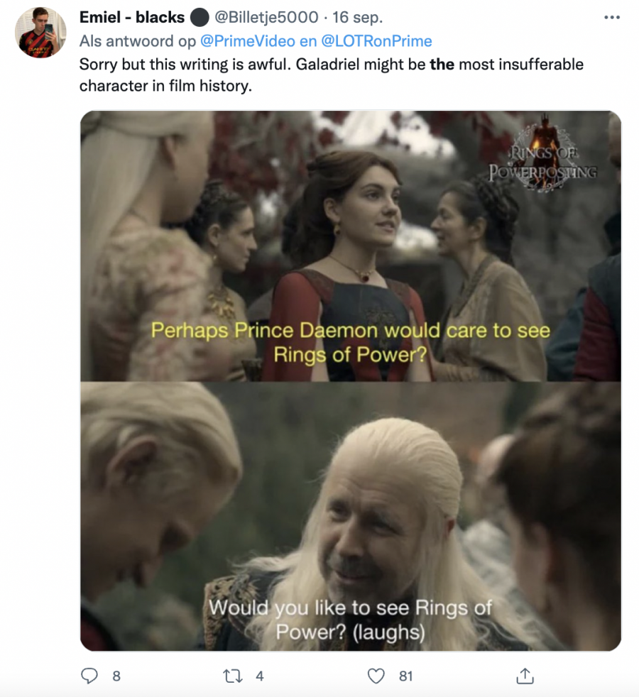 POV: You're on Reddit and just said Rings of Power was an okay show. :  r/lotrmemes